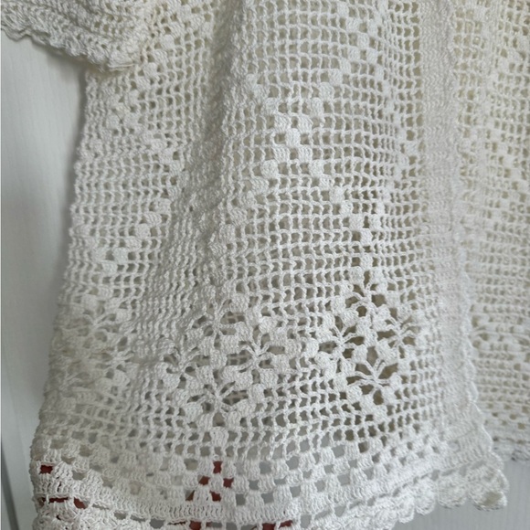 Handmade beautifull crochet short sleeve jacket. Great for any occasion - Picture 4 of 7